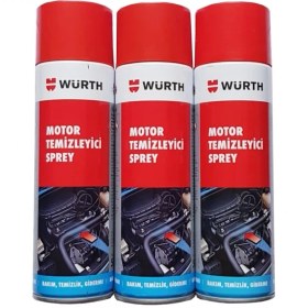 Resim Würth Hızlı Motor Temizleme Spreyi 500 ml 3'lü Set 