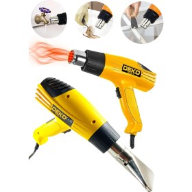 Resim Deko Sıcak Hava Tabancası 3700 Watt Çift Kademeli Termik Korumalı Sıcak Hava Üfleme Makinesi 900 C° 