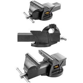 Resim Stilmax Germany 80mm 3" Sabit Tabanlı Özel Alaşım Örslü Mengene 