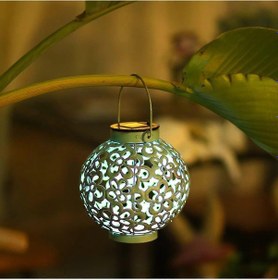 Resim Roaming Light Retro Asılı Güneş Enerjili Fener Saplı, Bahçe, Veranda, Sundurma Vb. İçin Masa Feneri Olarak Kullanılabilir 