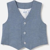 Resim Mayoral Erkek Bebek Çizgili Keten Yelek 1303 Mavi 
