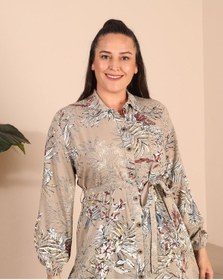 Resim Ferace Kadin Buyuk Beden Yazlik Elbise Plus Tesettur Giyim Uzun Elbise 001 