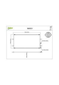 Resim Valeo 860021 Klima Radyatoru 6c1119710aa 6c1119710ab 6c1119710ac 
