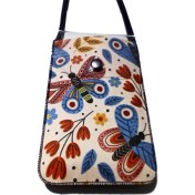 Resim Cemmys Kadın Çapraz Desenli Omuz Askılı Telefon Çantası Kılıfı 