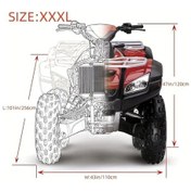 Resim Challenger Rüzgar Geçirmez Ağır Hizmet Atv Örtüsü Uv Koruma 256x109x119cm Xxxl 