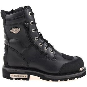 Resim Harley Davidson RIDDICK Erkek BLACK - DERİ Bot 
