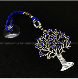 Resim Hayat Soy Ağacı Nazar Araba Hediyesi Vantuz Oto Dikiz Ayna Süsü 