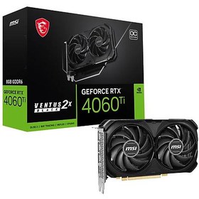 Resim MSI GEFORCE RTX 4060 TI VENTUS 2X BLACK 8G RTX4060Ti 8GB GDDR6 128B Gaming Ekran Kartı 