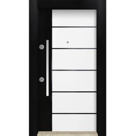 Resim Mono Çelik Kapı MN-6018 Dış Iklim Kapısı Yağmur'a ve Güneşe Dayanıklı Çelik Kapı 