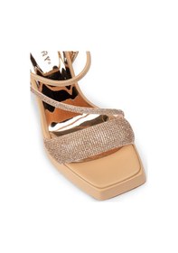 Resim Deery Bej Platform Topuklu Taşlı Kadın Abiye Ayakkabı - K0304zbejm01 Bej 