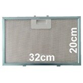 Resim Balay 3BC585GB, 3BC585GN Aspiratör Filtre ,Davlumbaz Tel Filtre 