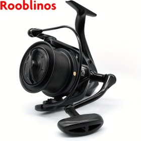 Resim 1 Adet Rooblinos NGK II Ağır Hizmet Tipi Tuzlu/Tatlı Su Balık Makarası - 8000/9000/10000/12000/14000 Sınıfı, 24.95KG Fren Sistemi, Büyük Makara Trolling/Mcasting Tekerleği Büyük Av Balıkları İçin (Ton, Marlin, Köpekbalığı) - Dayanıklı Plastik 