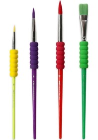 Resim Faber Castell 4lü Fırça Seti 48 16 00 
