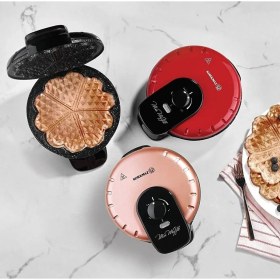 Resim Mia Waffle Makinası Rosa Gold A319-03 