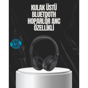 Resim Techno Stock Katlanabilir Usb-C Şarjlı Bluetooth Kulaklık 