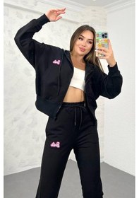 Resim Koza Butik Kadın Barbie Baskılı Eşofman Takımı 3861-24 001 