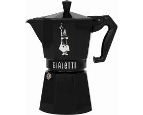 Resim Hype Store - Exclusive: 6 Cups Ocak Üstü Espresso Pişirici - 270ML - Siyah Renk - Alüminyum Gövde - Patentli Gü 