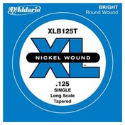 Resim D'Addario XLB125T Tek Bas Gitar Teli (125T) 
