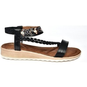 Resim Fox Shoes M258313409 Siyah Kadın Sandalet 