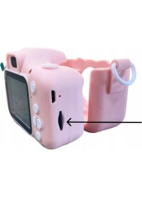 Resim AteşTech Çocuk Fotoğraf Makinesi 2inç Kılıflı Hd Dijital Selfie Kamera + 32GB Hafıza Kartı 