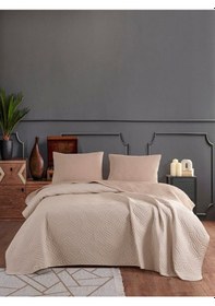 Resim Colors & Colors Dilara Çift Kişilk Yatak Örtüsü 220x240 -bej Krem Bej - Krem 