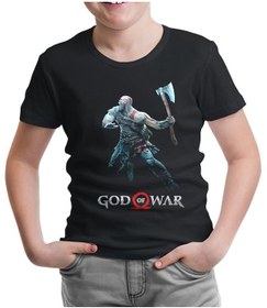 Resim God Of War - The Force Siyah Çocuk Tshirt 