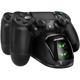 Resim Dobe PS4 Uyumlu Şarj İstasyonu Çift Kol Slim/Pro Şarj Göstergeli 