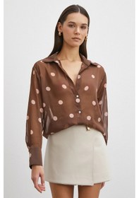 Resim Desenli Yoryo Gömlek Kahve Kahve 