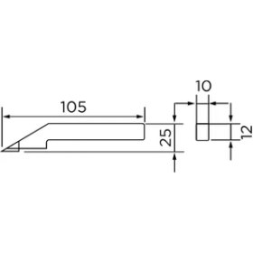 Resim Fett 0-600 mm Asimeto Tek Kolon Dijital Yükseklik Mihengiri AS-625240 