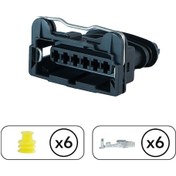 Resim Universal Erkek Soket 6 Pin Kablosuz 