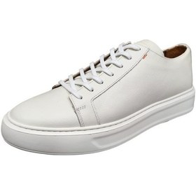 Resim Marcomen 17136 Hafif Taban Deri Sneakers Erkek Ayakkabı Beyaz 