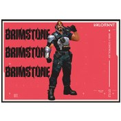 Resim Valorant Brimstone Gaming Oyuncu Mouse Pad 