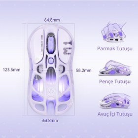 Resim Gravastar V75 Manyetik Kablolu Gaming Klavye, M1 Pro Kablosuz Optik Mouse Ve Mousepad Oyuncu Seti, L Optik 