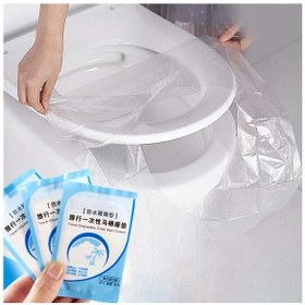 Resim Tineke 200 Adet Tek Kullanımlık Klozet Örtüsü Kapak Poşeti 