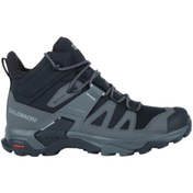 Resim Salomon Erkek Siyah X Ultra 4 Mid Gore-tex Su Geçirmez Bot Vo413834 