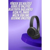 Resim Techno Stock 2025 Model Kulak Üstü Bluetooth Hoparlör Anc Özellikli 