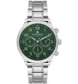 Resim Navimarine Gümüş Çelik Erkek Kol Saati Lnm250-01 Gümüş 