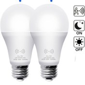 Resim 2/5 PK Kasotile Hareket Sensörlü Akkor Lamba, 9W A19 Hareket Sensörlü Akkor Lamba, Motion Dedektörü Otomatik Aktifleştirilmiş Alacakaranlık Şafak LED Işık Lambası Gündüz Işığı, Sıcak Beyaz 3000K/Soğuk Beyaz 6000K E26 