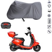 Resim Yuki YK100-16 Arka Çanta Uyumlu Motosiklet Branda Su Geçirmez Motor Branda 