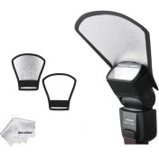 Resim Tepe Kafa Flash Flaş Için Yansıtıcı 2 In 1 Softbox Canon Nikon Sony Yongnuo Pixel Godox Vb 