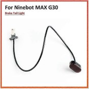 Resim Ninebot Max G30 Elektrikli Scooter İçin Arka Çamurluk Arka Lambas 