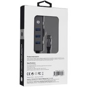 Resim S-LINK SW-U3325, GigaBit, Type-C to RJ45, 3xUSB 3.0, Metal, Ethernet Kartı 