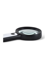Resim 30x 12ışıklı Büyüteç Taşınabilir Çıft Katmanlı Optik Cam Okuma Büyüteç 229018 - 