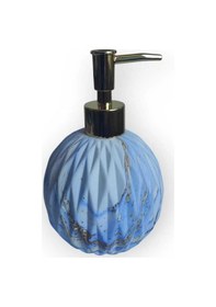 Resim Mavi Gold Detay Porselen Sıvı Sabunluk Sabunluk Gold Pompa Gold 
