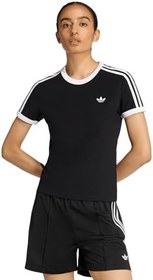 Resim adidas 3 Stripes Slim Kadın Tişört 