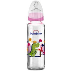 Resim Bambino Blister B014 Cam Biberon 225 ML Pembe 