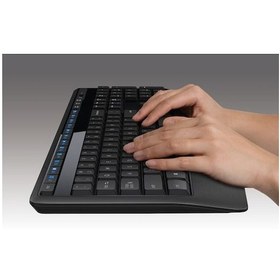 Resim LOGİTECH MK345 Kablosuz Q TR Multimedya Klavye Mouse Set 