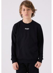 Resim Kappa Erkek Çocuk Siyah Sweatshirt 5274-45414 Siyah 