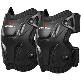 Resim Mufunye Bisiklet, Motosiklet, Kayak Ve Paten İçin Şok Emici Ve Konforlu Dizlik - Mt354-hx Siyah 