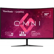 Resim VX3218C-2K 32" 1 MS 165 Hz (2xHDMI-1xDP) VA Curved QHD Oyuncu Monitörü Viewsonic